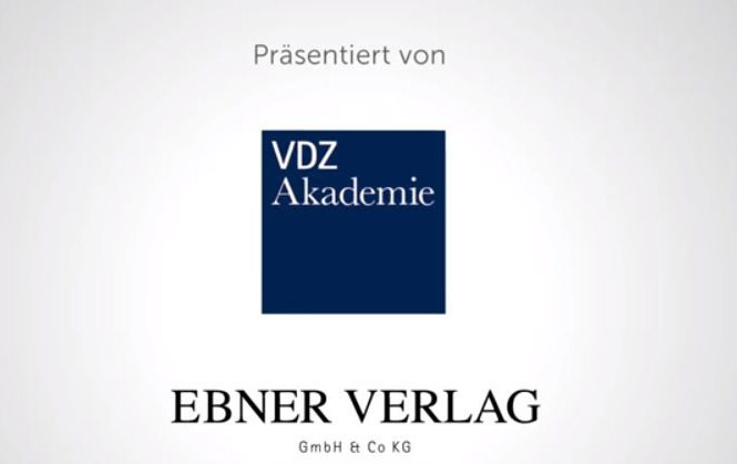Logos des Ebner Verlags und der VDZ Akademie 