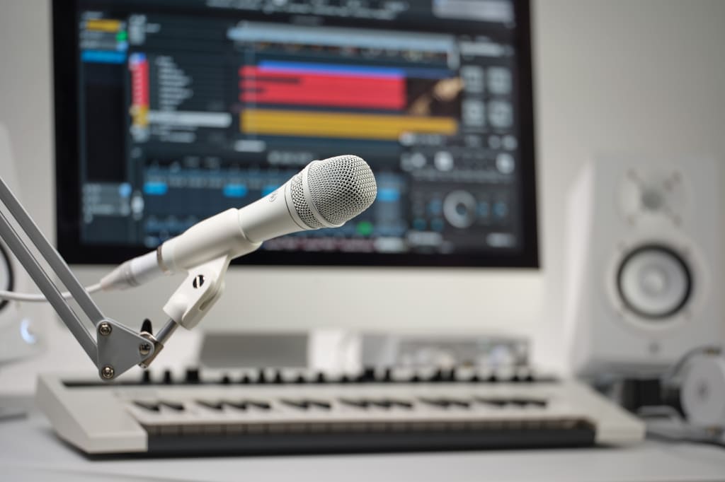 Mikrofon im Home-Studio