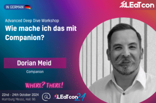 Dorian Meid (Companion) auf der LEaT con 24