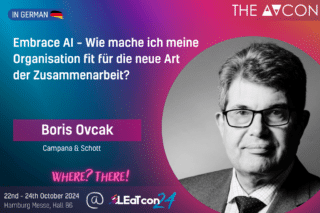 Prof. Joachim Hohmann (TU Kaiserslautern) auf der AVcon 24