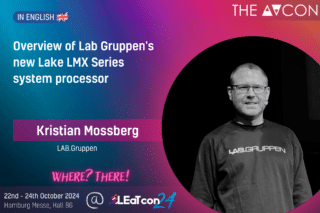 Kristian Mossberg (LAB.Guppen) auf der AVcon 24