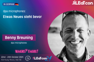 Benny Breuning (DPA Microphones) auf der LEaT con 24