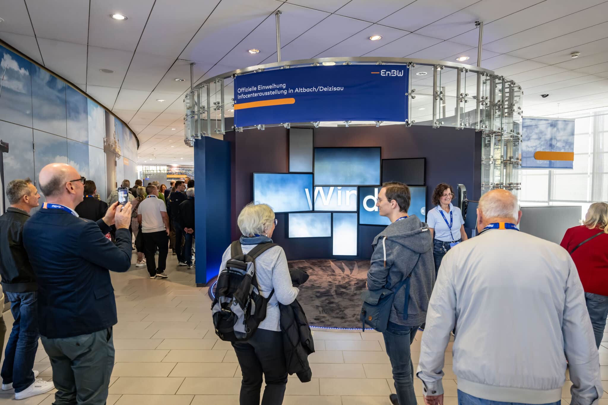 EnBW, Energie Baden-Württemberg AG, Offizielle Einweihung Infocenterausstellung in Altbach/ Deizisau